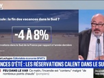 Replay BFM Première - BFM éco : Vacances d'été, les réservations calent dans le Sud - 22/07