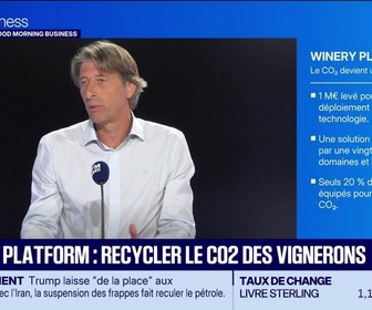 Replay Good Morning Business - French Tech : Winery Platform, recycler le CO2 des vignerons - 27/07